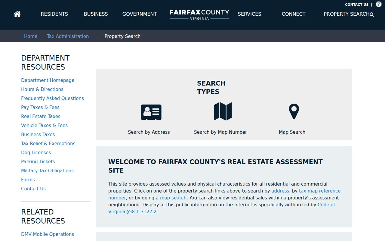 Merrifield street directory iCare property search modes